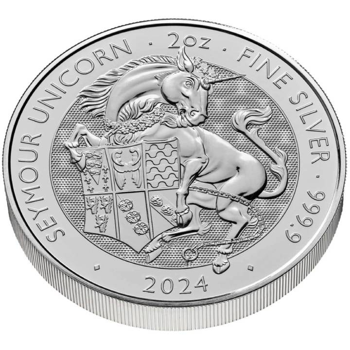 The Royal Tudor Beasts: The Seymour Unicorn 2 once d'argento 2024