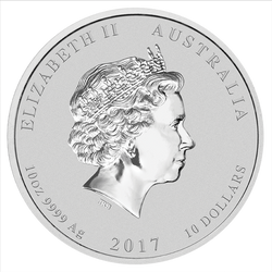 Lunar II: Año del Gallo 10 onzas Plata 2017