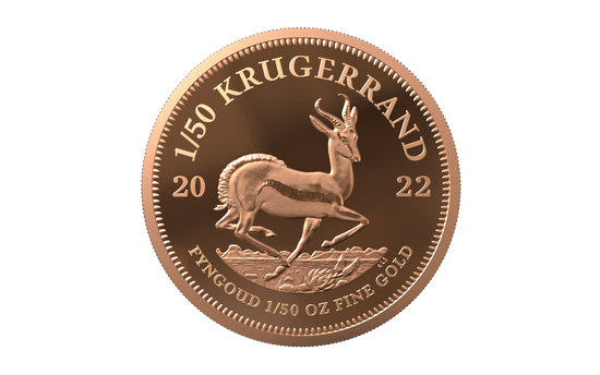 5-Coin set Krugerrand Gold 2022 Proof