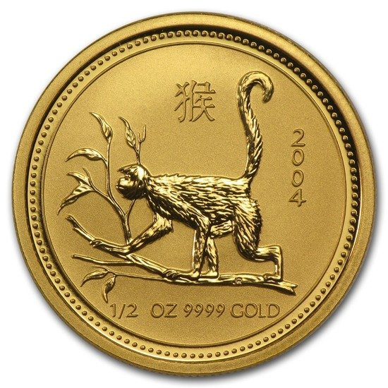 Lunar I: Jahr des Affen 1/2 oz Gold