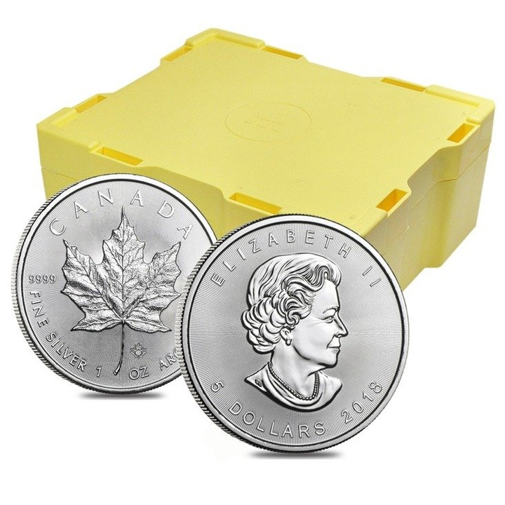 Hoja de arce canadiense 1 oz Plata 2018