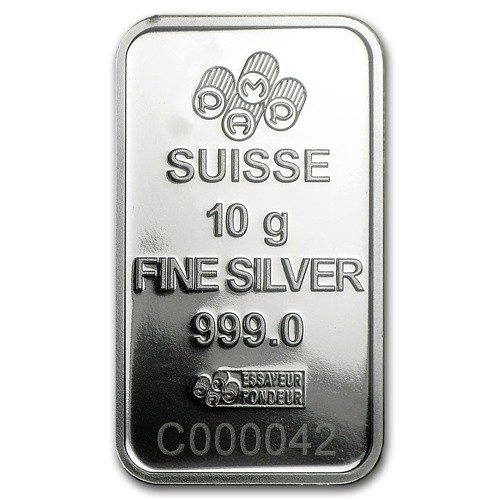 10 grammes Lingot d'argent Pamp Suisse Judaïsme