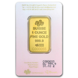 1 once Lingot d'or Pamp Love Always