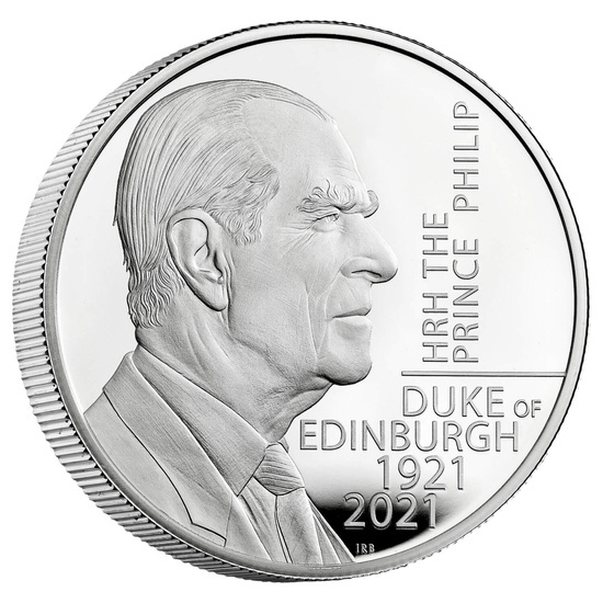 HRH The Prince Philip Duke of Edinburgh Silver 2021 Proof