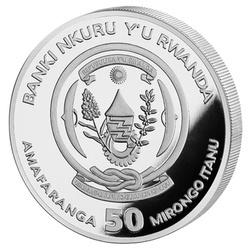 Rwanda: Lunar – Año del Caballo 1 onza de plata 2026 Proof