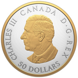 Canadá: Peace Dollar Chapado en oro $50 Plata 2026 Proof