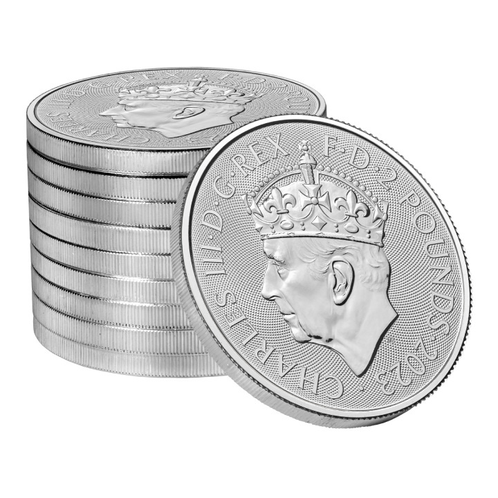 Coronación de Su Majestad el Rey Carlos III 1 oz Plata 2023 (Milkspot)