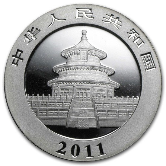 China Panda 1 oz Silber 2011