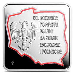 80. Rocznica Powrotu Polski na Ziemie Zachodnie i Północne 10 zł Srebro 2025 Proof