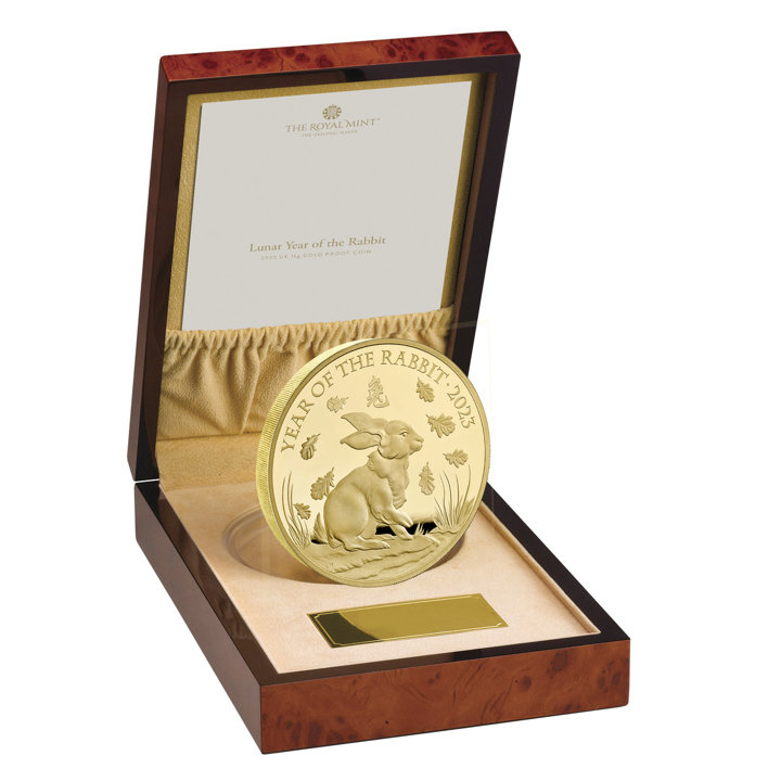 Royal Mint Lunar: Anno del Coniglio 1000 grammi d'oro 2023 Proof
