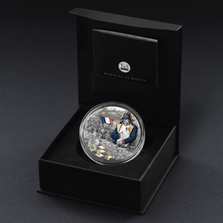 Niue: Visionaries in History – Napoleon Bonaparte dorata 2 once d’Argento 2025 Antiqued Coin