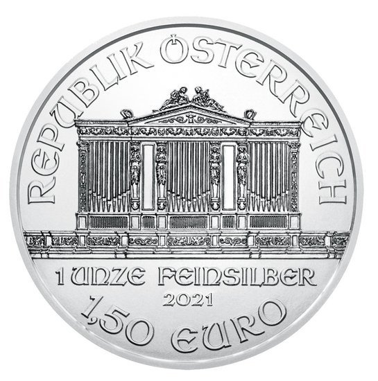 Filarmónica de Viena 1 oz Plata 2021 PAQUETE DE 200 PAQUETES