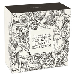 The Perth Mint’s 125th Anniversary - Australia Quarter Sovereign Gold 2024 Proof Coin