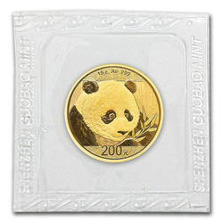 China Panda 15 gram Gold 2018