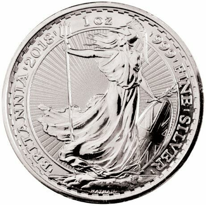 Britannia 1 oz Plata 2018 Perro Privy Mark