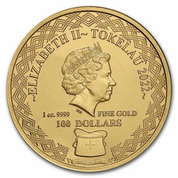 Tokelau: Pez León 1 oz Oro 2022