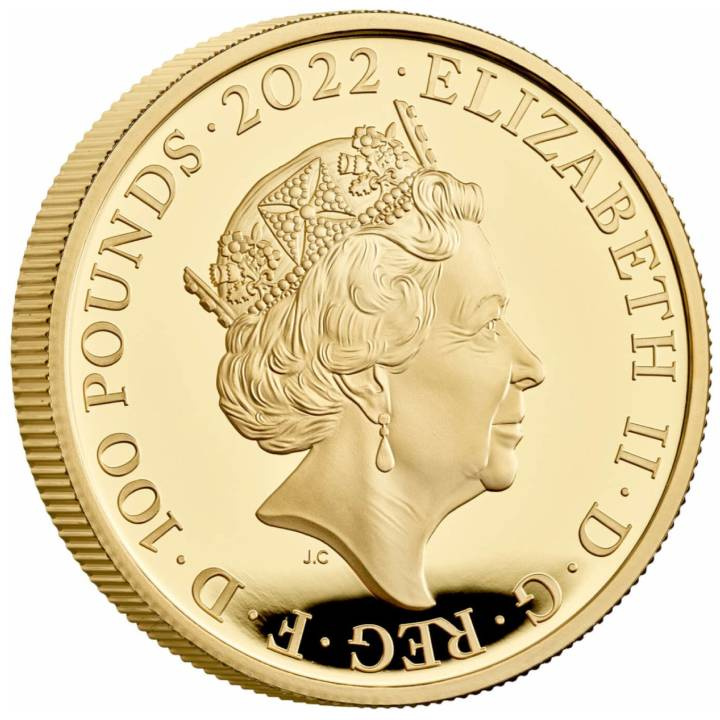 The Royal Mint British Monarchs – King Edward VII Gold £100 Coin NGC Graded Slab