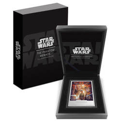 Niue: Star Wars - The Phantom Menace colorata 5 once d'argento 2024 Proof