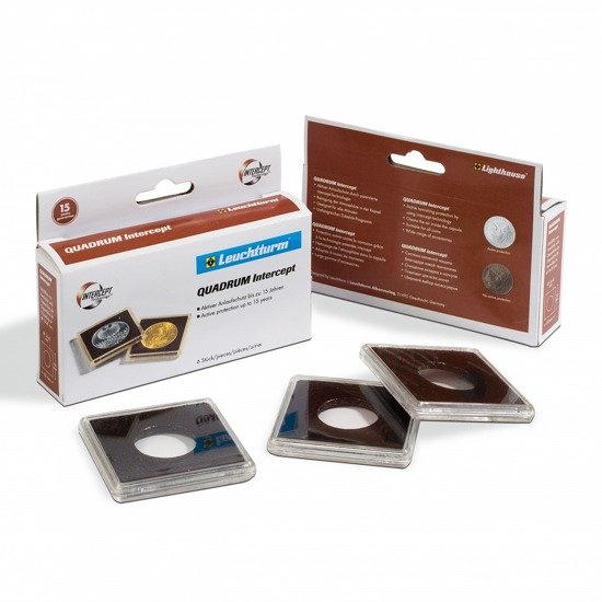 Leuchtturm - Capsulă din plastic Quadrum Intercept diametru: diverse dimensiuni 6 bucăți