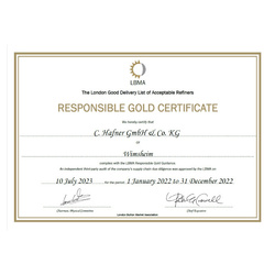 C. Hafner - Para ti 1 gramo Oro LBMA GD Refiner (blanco)