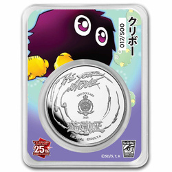 Niue: Yu-Gi-Oh! Kuriboh coloreado 1 oz Plata 2023 Slab