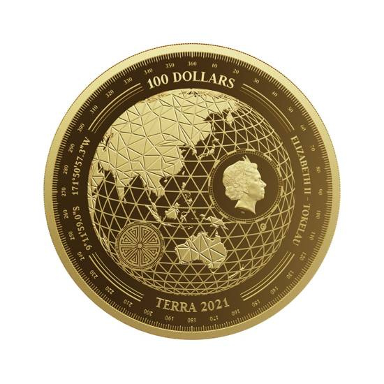 Tokelau: Terra 1 oz Oro 2021 Prooflike