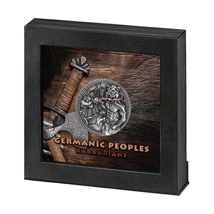 Niue Barbarians - Germanic Peoples 2 oz Argint 2024 Antiqued Coin