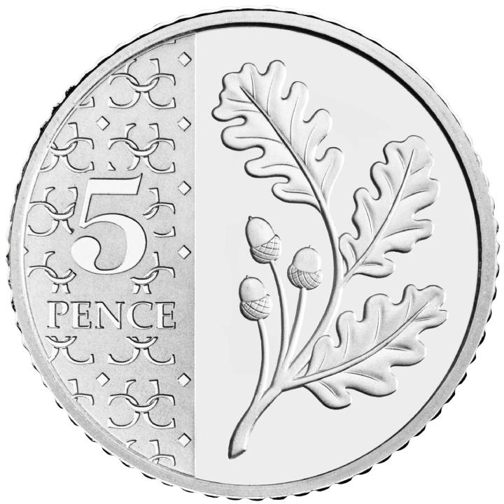 Set di 8 monete in rame-nichel Regno Unito Definitive 2024