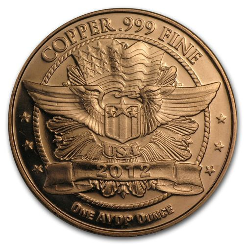 China Panda 1 oz Copper Round