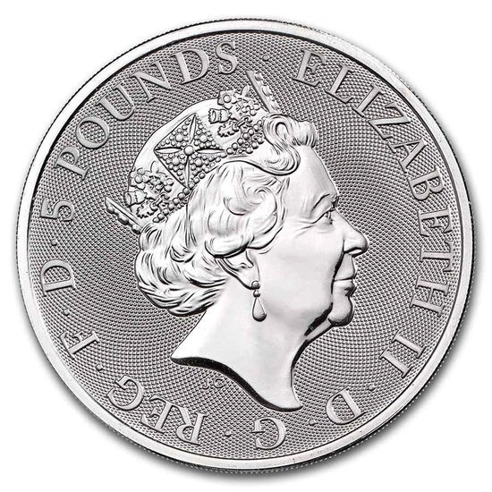 Queen's Beasts: Completer 2 oz Silber 2021 
