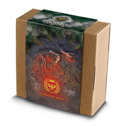 Niue: Impact Moments - Meteorite kolorowany 2 uncje Srebra 2021 High Relief Antique Finish