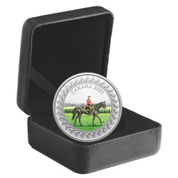 Kanada: RCMP Musical Ride Farbige 20$ Silber 2025 Proof 