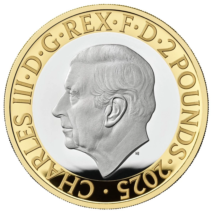 RRS Discovery £2 pozlacené Stříbro 2025 Proof