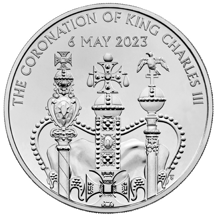 Încoronarea Majestății Sale Regele Charles al III-lea £5 Cupronichel 2023