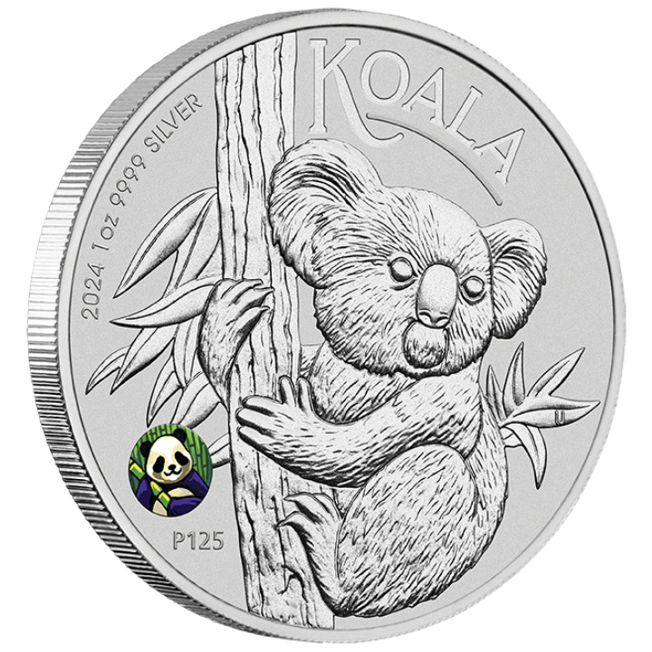 Australian Koala with Panda Privy 1 oz Silver 2024 (BICE)