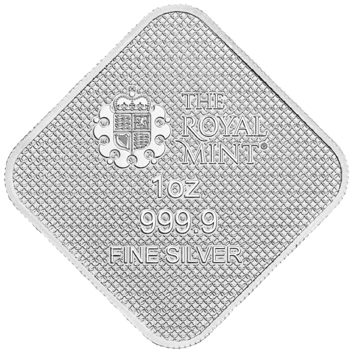 The Royal Mint bar - Bestias de la Reina 1 oz Plata