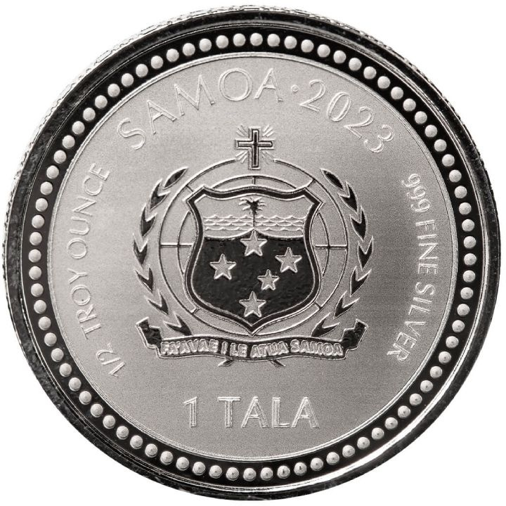 Samoa: A tanár 1/2 uncia ezüst 2023 proof-szerű