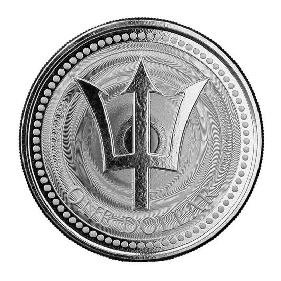 Barbados: Trident 1 uncja Srebra 2021