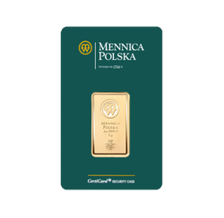 Lingot d'or 5 grammes Monnaie polonaise