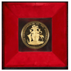 Bahamas $2500 Gold 1974 Proof