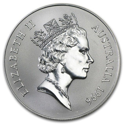 Australský klokan 1 unce stříbra 1996