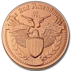 2nd Amendment Eagle 1 uncja Miedzi