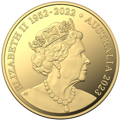 RAM : Kangaroo Series 30th Anniversary – Mob of Thirty 1/10 oz Gold 2023 Proof C" Mintmark 