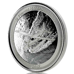 St. Vincent & The Grenadines: Seaplane 1 oz Silver 2018