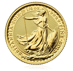 Britannia 1/4 oncia d'oro 2018