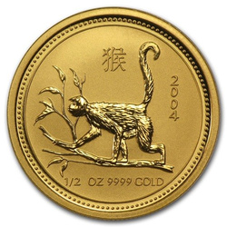 Lunar I: Year of the Monkey 1/2 oz Gold