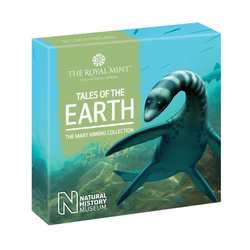 Povești ale Pământului Plesiosaurus 50p Argint 2021 Proof