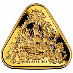 Treasure Shipwrecks: Vergulde Draeck 1 uncja Złota 2020