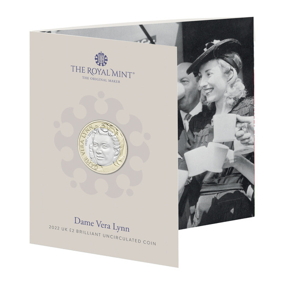 Celebrating the Life and Legacy of Dame Vera Lynn £2 Copper 2022