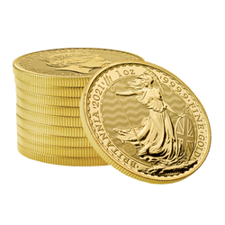 Britannia 1 oz Gold 2021 Investment Sets 10 Pc.